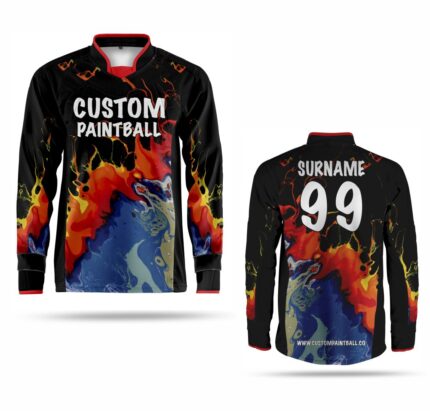 Custom Paintball Jersey PJ-136 Min. Order 2 Pcs., Free Worldwide Shipping