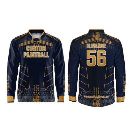 Blue Beige Paintball Jersey PJ-947 (Min. Order 2 Pcs., Free Worldwide Shipping)