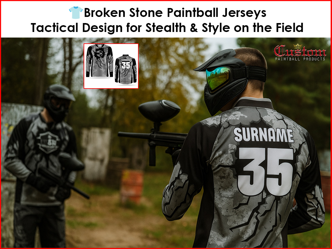 Broken Stone Paintball Jerseys – Tactical Design for Stealth & Style