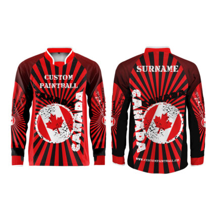 Canada Paintball Jersey PJ-927 (Min. Order 2 Pcs., Free Worldwide Shipping)