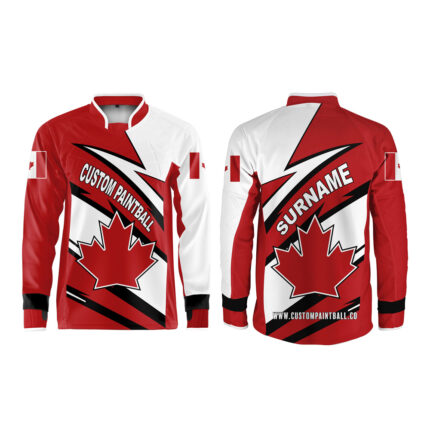 Canadian Paintball Jersey PJ-931 (Min. Order 2 Pcs., Free Worldwide Shipping)