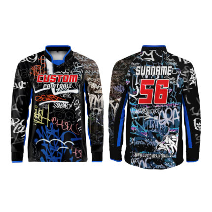 Abstract Art Paintball Jersey PJ-930 (Min. Order 2 Pcs., Free Worldwide Shipping)