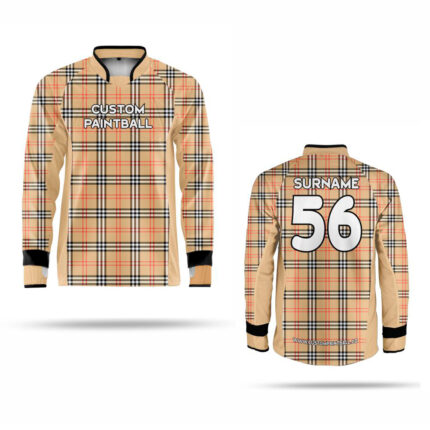 Burberry Style Paintball Jersey PJ-952 (Min. Order 2 Pcs., Free Worldwide Shipping)