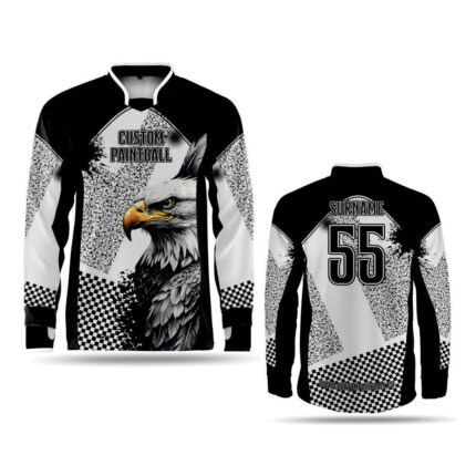 Black Eagle Paintball Jerseys PJ-991: Strike with Stealth and Precision