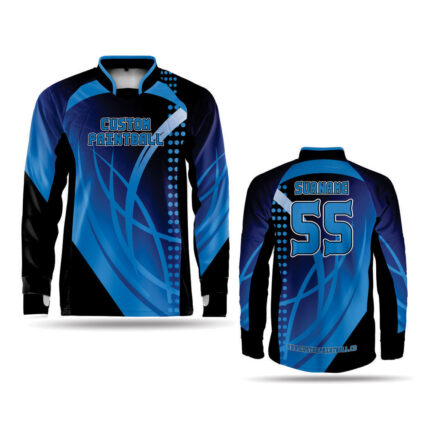 Blue Waves Paintball Jerseys PJ-989: Ride the Wave of Victory