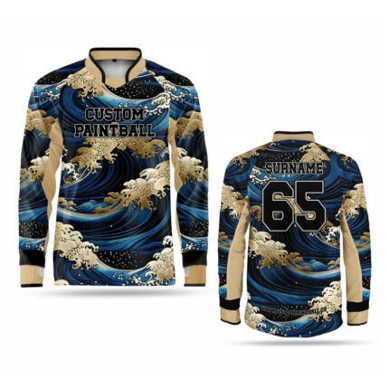 Water Waves Paintball Jerseys PJ-981: Ride the Wave of Victory