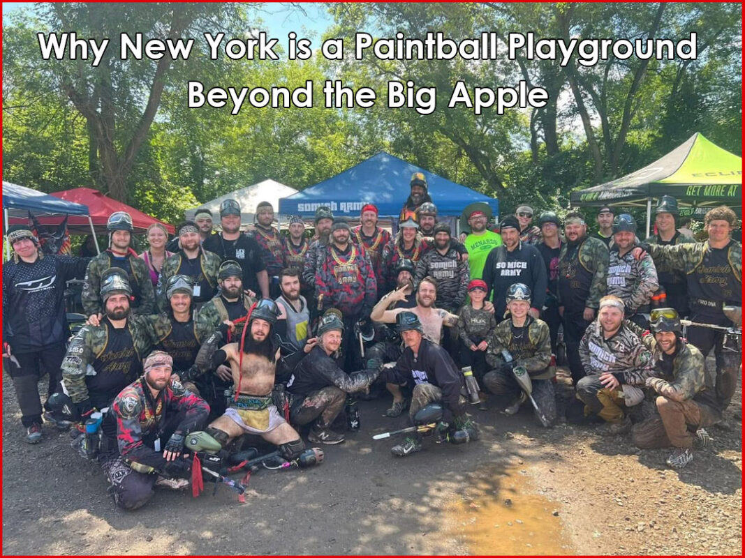 Paintball Fields in NY and Custom Paintball Jerseys are used in the game