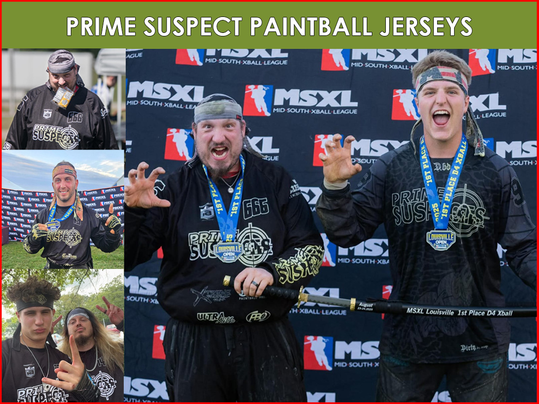 Customizing Your Prime Suspect Paintball Jerseys