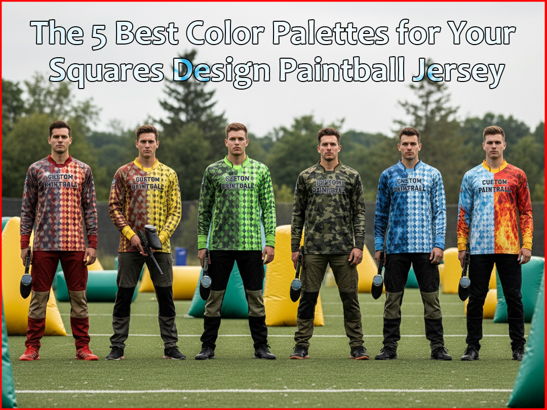 The 5 Best Color Palettes for Your Squares Design Paintball Jersey