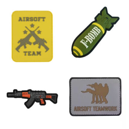 Airsoft pvc patches from Custom Paintball Co