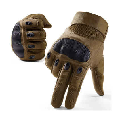 Tactical Gloves TG-401, Hard Knuckle Protection & Touchscreen Capability