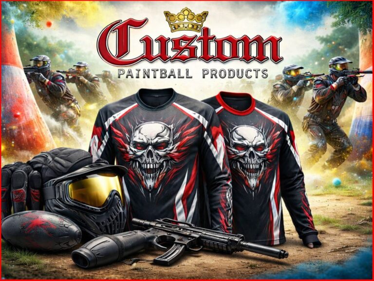 Image Explains the Paintball Clothing for a Pro Team