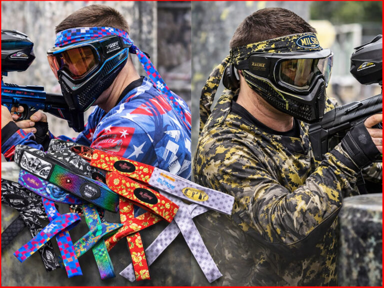 Image Explains The Topic of Matching Your Jersey with Custom Paintball Headbands