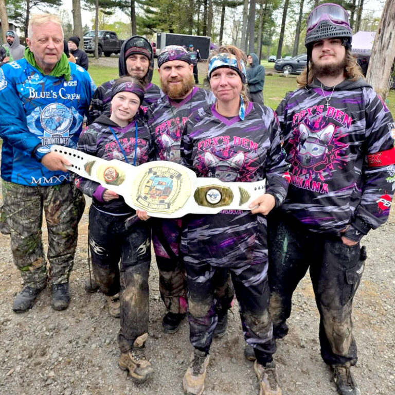 Fox's Den Paintball Team Achieved Another Milestone, Happy wearing Custompaintball.Co Paintball Jerseys and Pants