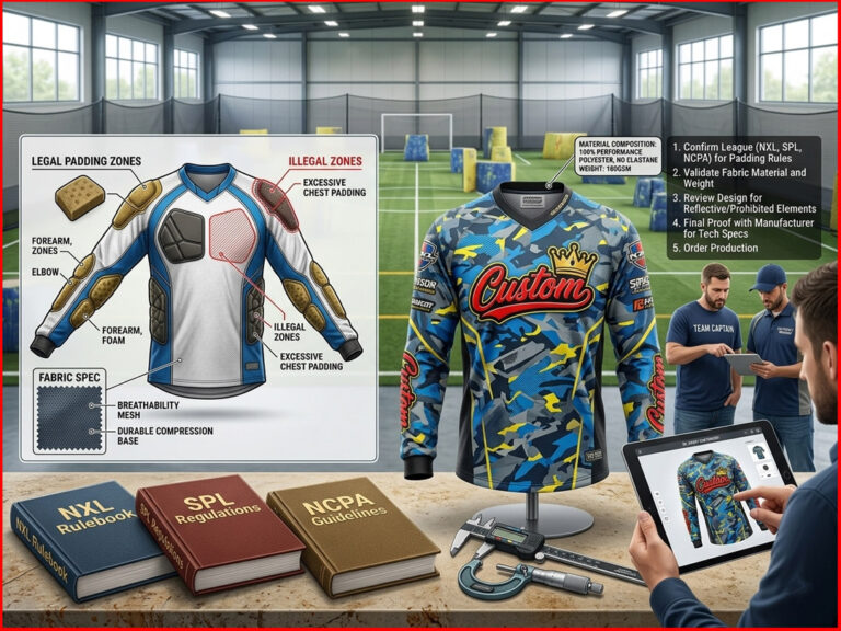 Legal Paintball Jerseys: NXL, SPL & NCPA Compliance Guide