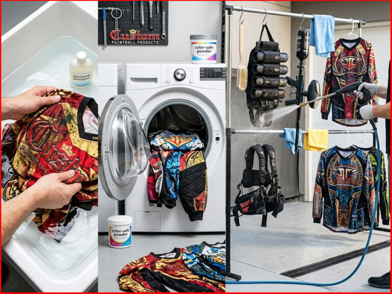 How to Clean Paintball Gear & Jerseys: Full Care Guide