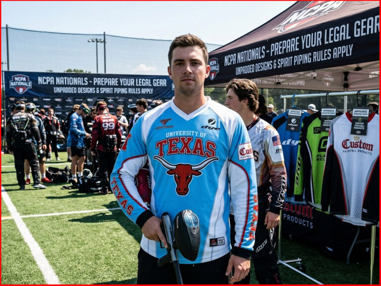 NCPA Collegiate Paintball Jersey Requirements and custompaintball.Co Role